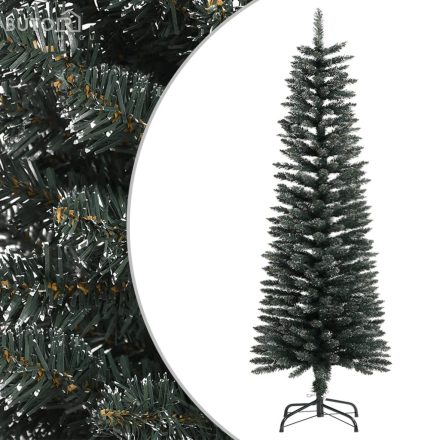 vidaXL zöld PVC vékony műkarácsonyfa állvánnyal 120 cm
