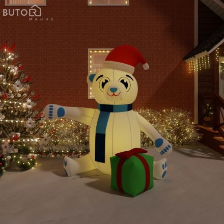 vidaXL felfújható LED-es karácsonyi maci 240 cm