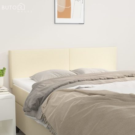 vidaXL 2 db krémszínű műbőr fejtámla 72 x 5 x 78/88 cm