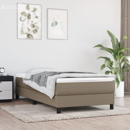 vidaXL tópszínű szövet zsebrugós ágymatrac 80 x 200 x 20 cm