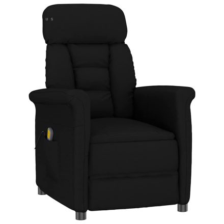 vidaXL Masszázsszék párnával Fekete 70.5 x 96.5 x 95 cm Műbőr