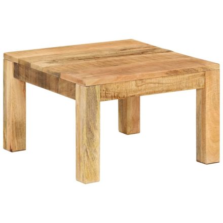 vidaXL tömör mangófa dohányzóasztal 55 x 55 x 35 cm