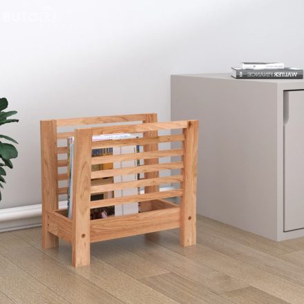 vidaXL tömör diófa újságtartó 40 x 26,5 x 38,5 cm
