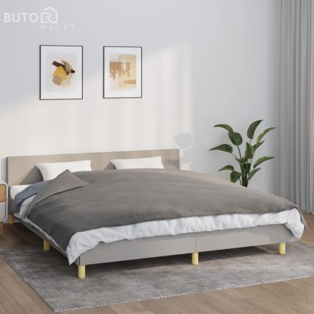vidaXL szürke szövet súlyozott takaró huzattal 155 x 220 cm 11 kg