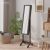 vidaXL fekete szabadon álló tükör 34 x 37 x 146 cm