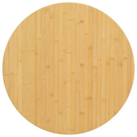 vidaXL bambusz asztallap Ø70 x 2,5 cm