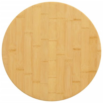vidaXL bambusz asztallap Ø50 x 4 cm