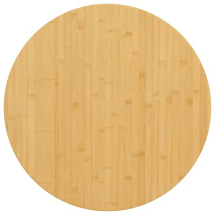 vidaXL bambusz asztallap Ø60 x 4 cm