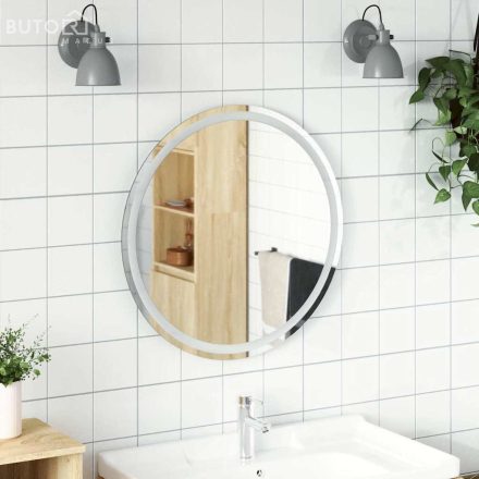 vidaXL kerek LED-es fürdőszobai tükör 70 cm