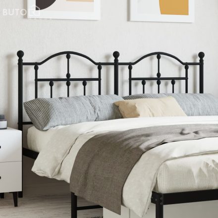 vidaXL fekete fém fejtámla 140 cm