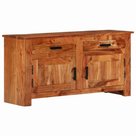 vidaXL Széf Természetes fa 100 x 30 x 50 cm Tömör fa