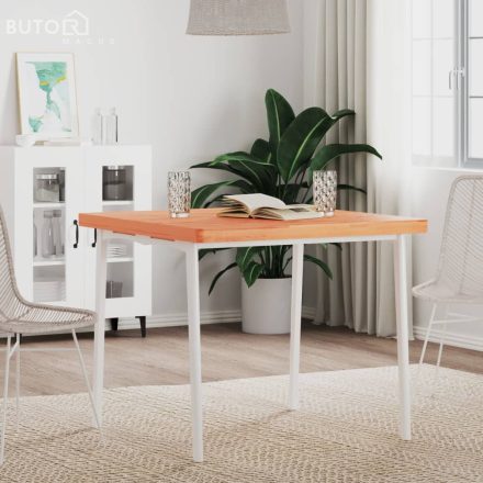 vidaXL tömör bükkfa négyzet alakú asztallap 80 x 80 x 4 cm