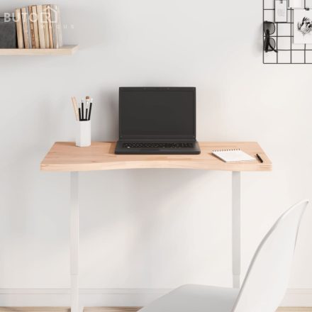vidaXL tömör bükkfa íróasztallap 80 x (36-40) x 2,5 cm