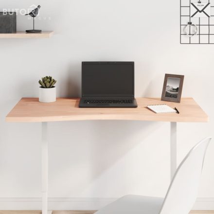 vidaXL tömör bükkfa íróasztallap 100 x (45-50) x 2,5 cm