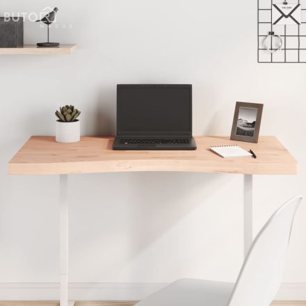 vidaXL tömör bükkfa íróasztallap 100 x (45-50) x 4 cm