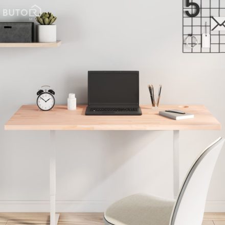 vidaXL tömör bükkfa íróasztallap 110 x 55 x 2,5 cm