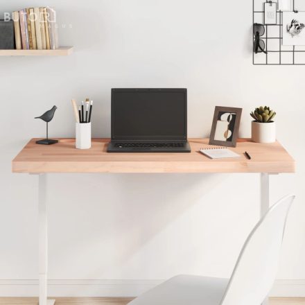 vidaXL tömör bükkfa íróasztallap 100 x 50 x 4 cm