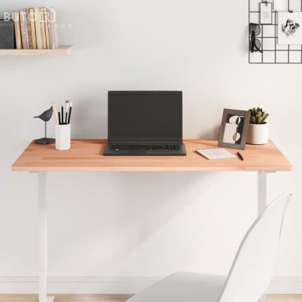 vidaXL tömör bükkfa íróasztallap 100 x 50 x 1,5 cm
