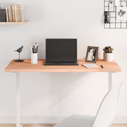 vidaXL tömör bükkfa íróasztallap 100 x 50 x 2,5 cm