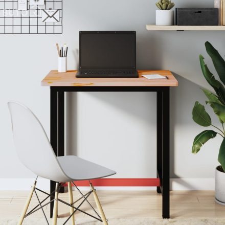 vidaXL tömör bükkfa íróasztallap 80 x 55 x 2,5 cm