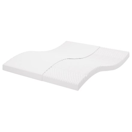 vidaXL fehér 7 zónás 20 ILD keménységű habmatrac 180 x 200 cm