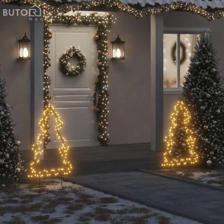vidaXL karácsonyi fa fénydekoráció 115 LED 90 cm