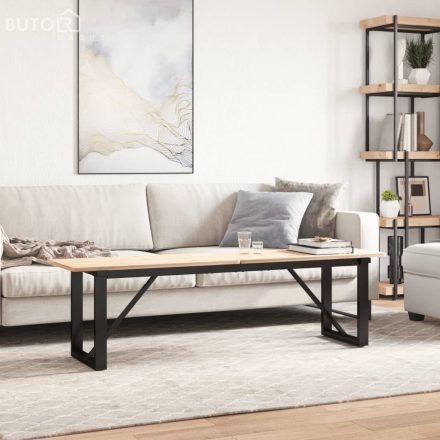 vidaXL acél dohányzóasztallábak O-alakú vázzal 140 x 30 x 43 cm