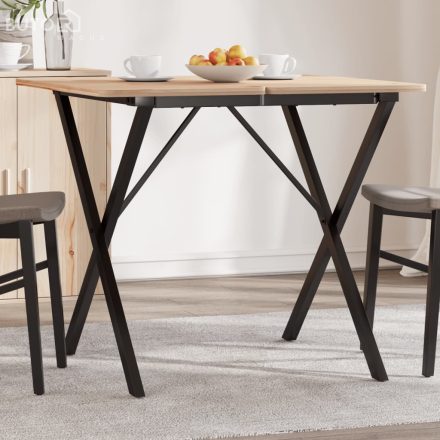 vidaXL acél dohányzóasztallábak X-alakú vázzal 70 x 70 x 73 cm
