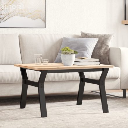 vidaXL acél dohányzóasztallábak Y-alakú vázzal 70 x 60 x 43 cm