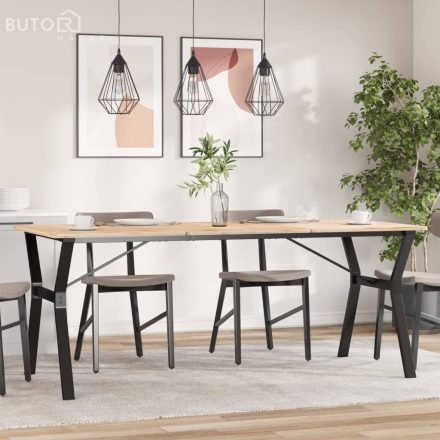 vidaXL acél étkezőasztallábak Y-alakú vázzal 180 x 80 x 73 cm