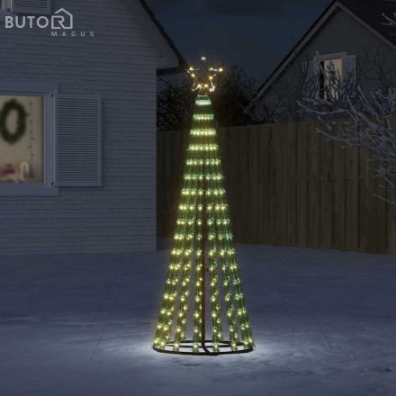 vidaXL meleg fehér LED karácsonyfa 275 LED 180 cm
