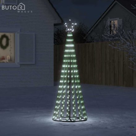 vidaXL hideg fehér LED karácsonyfa 275 LED 180 cm