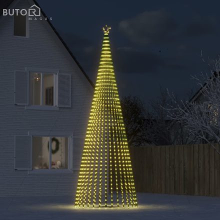 vidaXL meleg fehér LED karácsonyfa 1544 LED 500 cm