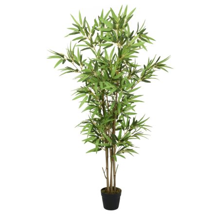 vidaXL zöld mű bambuszfa 828 levéllel 150 cm