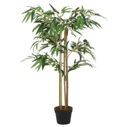vidaXL zöld mű bambuszfa 380 levéllel 80 cm