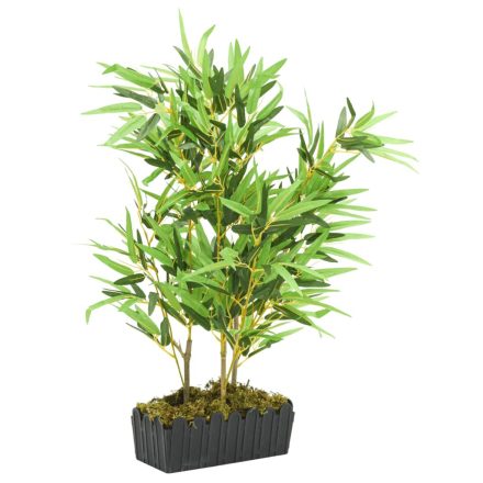 vidaXL zöld mű bambuszfa 500 levéllel 80 cm