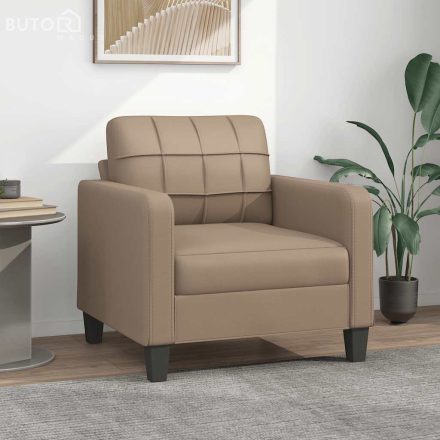 vidaXL kávészínű műbőr kanapéfotel 60 cm