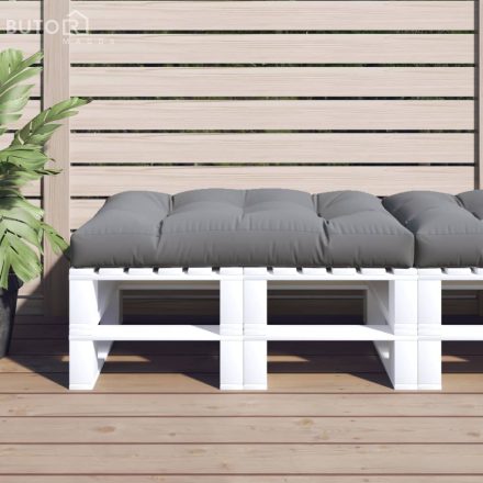 vidaXL bordó szövet raklappárna 120 x 80 x 12 cm