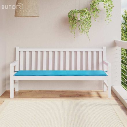 vidaXL Kerti pad párna Türkiz 180 x 50 x 4 cm Oxford szövet