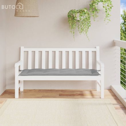 vidaXL szürke oxford szövet kerti padpárna 150 x 50 x 7 cm