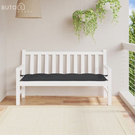 vidaXL fekete oxford szövet kerti padpárna 150 x 50 x 7 cm