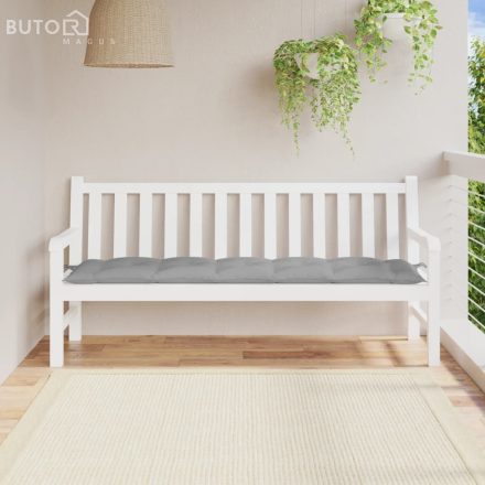 vidaXL szürke oxford szövet kerti padpárna 180 x 50 x 7 cm