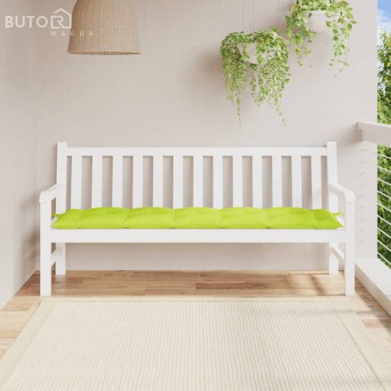 vidaXL élénkzöld oxford szövet kerti padpárna 180 x 50 x 7 cm