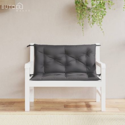 vidaXL 2 db antracit oxford szövet kerti padpárna 100 x 50 x 7 cm