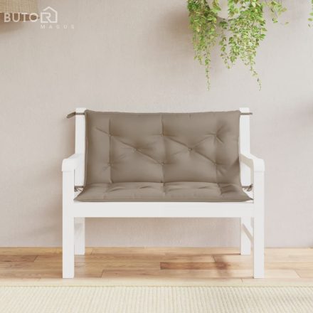 vidaXL 2 db tópszínű oxford szövet kerti padpárna 100 x 50 x 7 cm