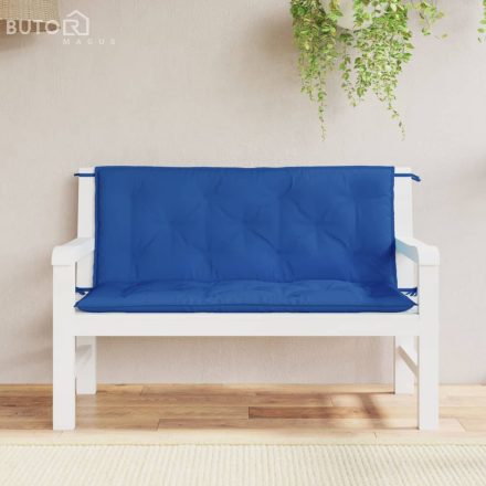 vidaXL 2 db kék oxford szövet kerti padpárna 120 x 50 x 7 cm