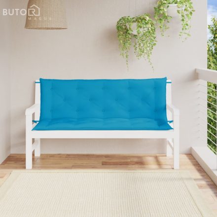 vidaXL 2 db világoskék oxford szövet kerti padpárna 150 x 50 x 7 cm