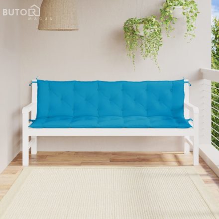 vidaXL 2 db világoskék oxford szövet kerti padpárna 180 x 50 x 7 cm