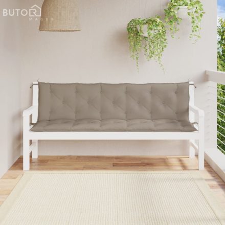 vidaXL 2 db tópszínű oxford szövet kerti padpárna 180 x 50 x 7 cm
