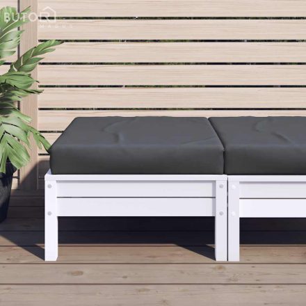 vidaXL antracitszürke szövet raklappadló-párna 60x60x9,5 cm